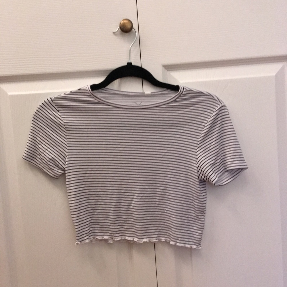 Pacsun basics cropped cabbage bottom tee